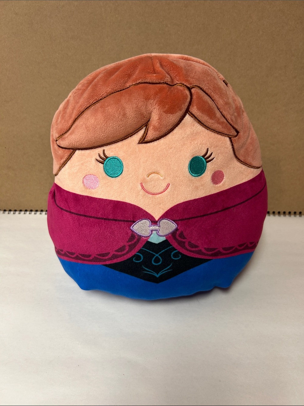 Disney Anna Plush Doll Pillow - Pink, Blue, Teal, Brown